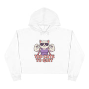 Crop Hoodie Cute Gym