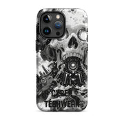 Funda distintiva rosa para iPhone 15 Pro Max
