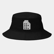 Sombrero de pescador negro de aspecto premium