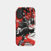 Funda premium roja para iPhone 16