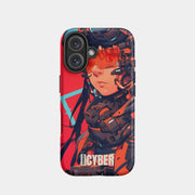Coque iPhone 16 rouge unique