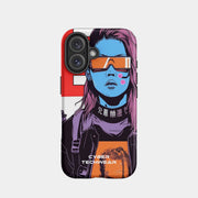 Edle iPhone 16 Hülle Rot