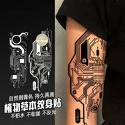 Tatuaje estilo ciberpunk