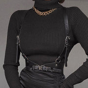 Goth Suspender-Taillenkorsettgürtel
