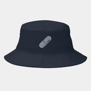 Chapeau bob élégant en coton bleu marine