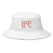 Sombrero de pescador blanco informal y atemporal