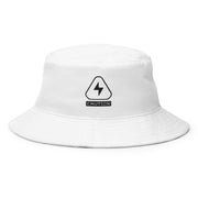 Sombrero de pescador blanco moderno y urbano