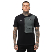 Camiseta técnica con cremallera desmontable