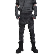 Aging Washing Cyberpunk Pants