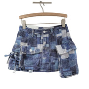 Asymmetric Pocket Skirt Y2K