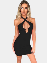 Rückenfreies Cut-Out-Kleid