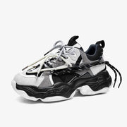 Beige-Graue Chunky Sneaker
