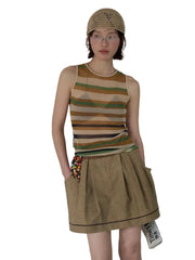 Big Pockets Mini Skirts Y2K