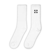 Schwarz-Weiße Lange Socken