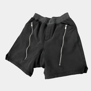 Schwarze Cargo-Pants-Shorts