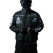 Black Cyber Techwear Jacket