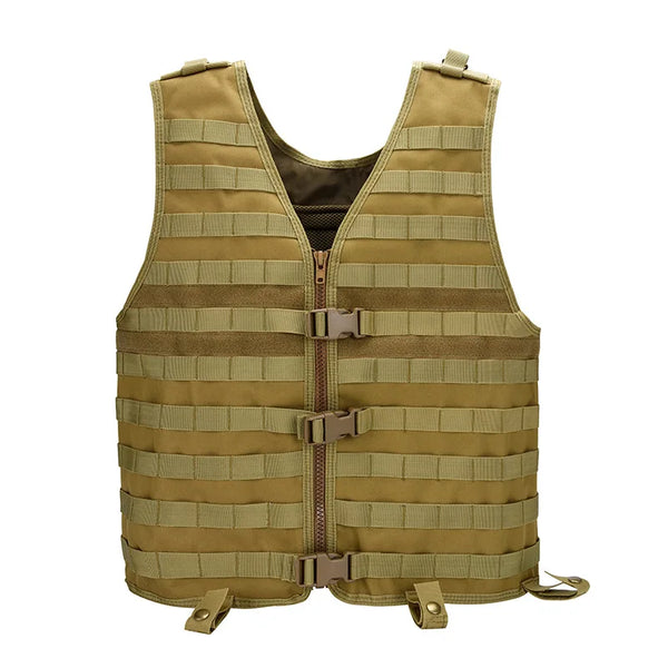 Black Military Cargo Vest