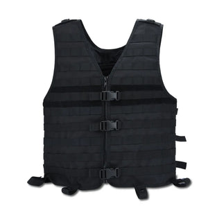 Black Military Cargo Vest