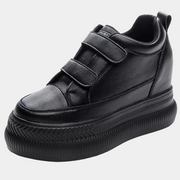Komfortable Schwarze Plateau-Sneaker