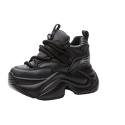 Black Platform Women Sneakers