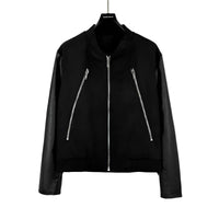Black Rivet PU Leather Jacket