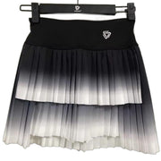 Black Skort Gym Fitness Athletic