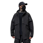 Black Spring Hooded Jacket