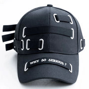Webbing Buckle Baseball Cap