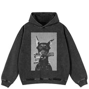 Black Y2K Hoodie Streetwear