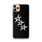 Black Y2K Phone Case with Stars