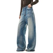 Blue Men's Trendy Y2K Jeans