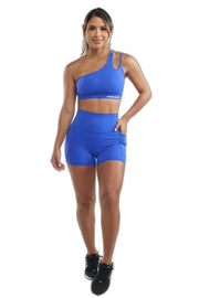 Blue Push Up Booty Shorts