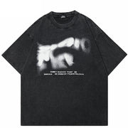 Blurry Letters Vintage Y2K Graphic Tee