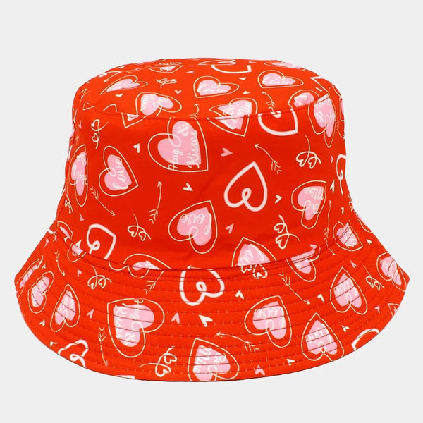 Bucket Hat Cotton Heart
