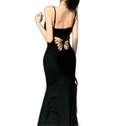 Butterfly Sexy Backless Dress