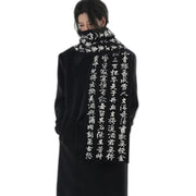 Écharpe Techwear Calligraphie