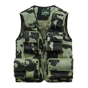 Camouflage Cargo Vest