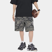 Camouflage-Shorts im Safari-Stil