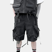 Cargo-Shorts Für Herren Schwarz