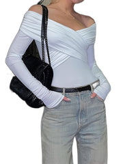 Casual Chic White Bodysuit