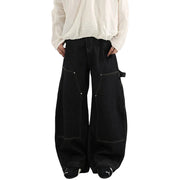 Casual Ribbon Design Y2K Jeans