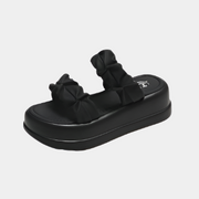 Chunky Flache Damensandalen
