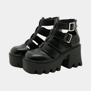 Chunky Absatz-Sandalen für Damen