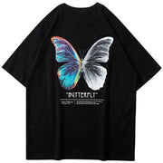 Color Butterfly print Y2K Shirt