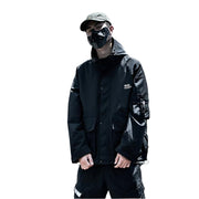 Chaqueta táctica negra de primavera