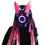 Casque Cyberpunk pour cosplay