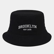 Sombrero de pescador con bordado de algodón