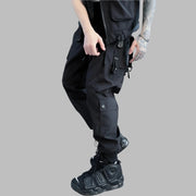 Cuffed Black Pants