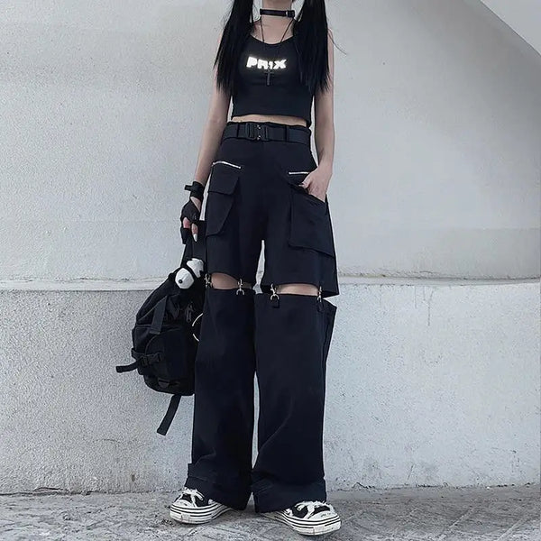 Cut Out Flare Pants