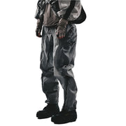 Cut Zipper Spliced Cyberpunk Pants
